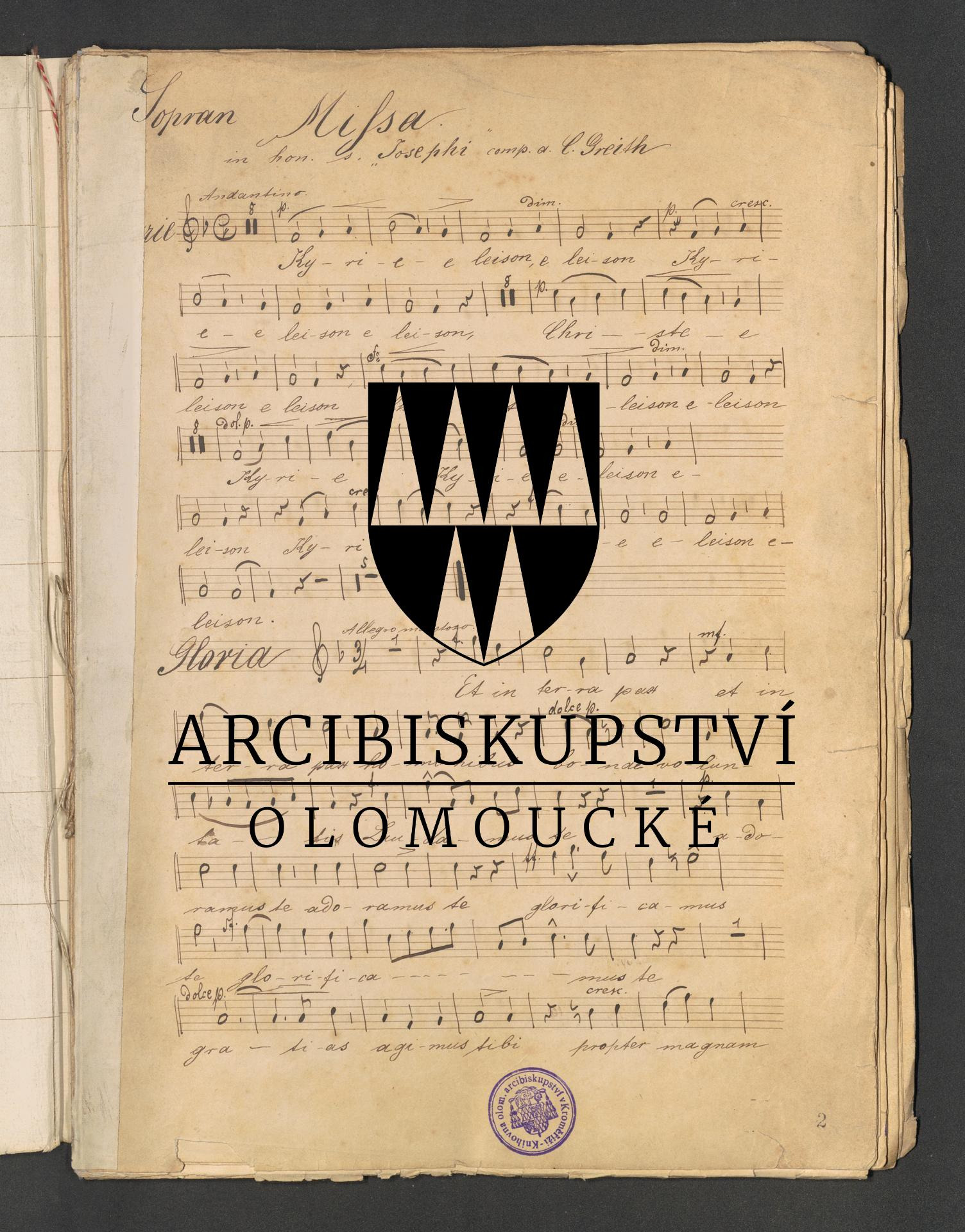 Missa in honorum scti Josephi Op. 16