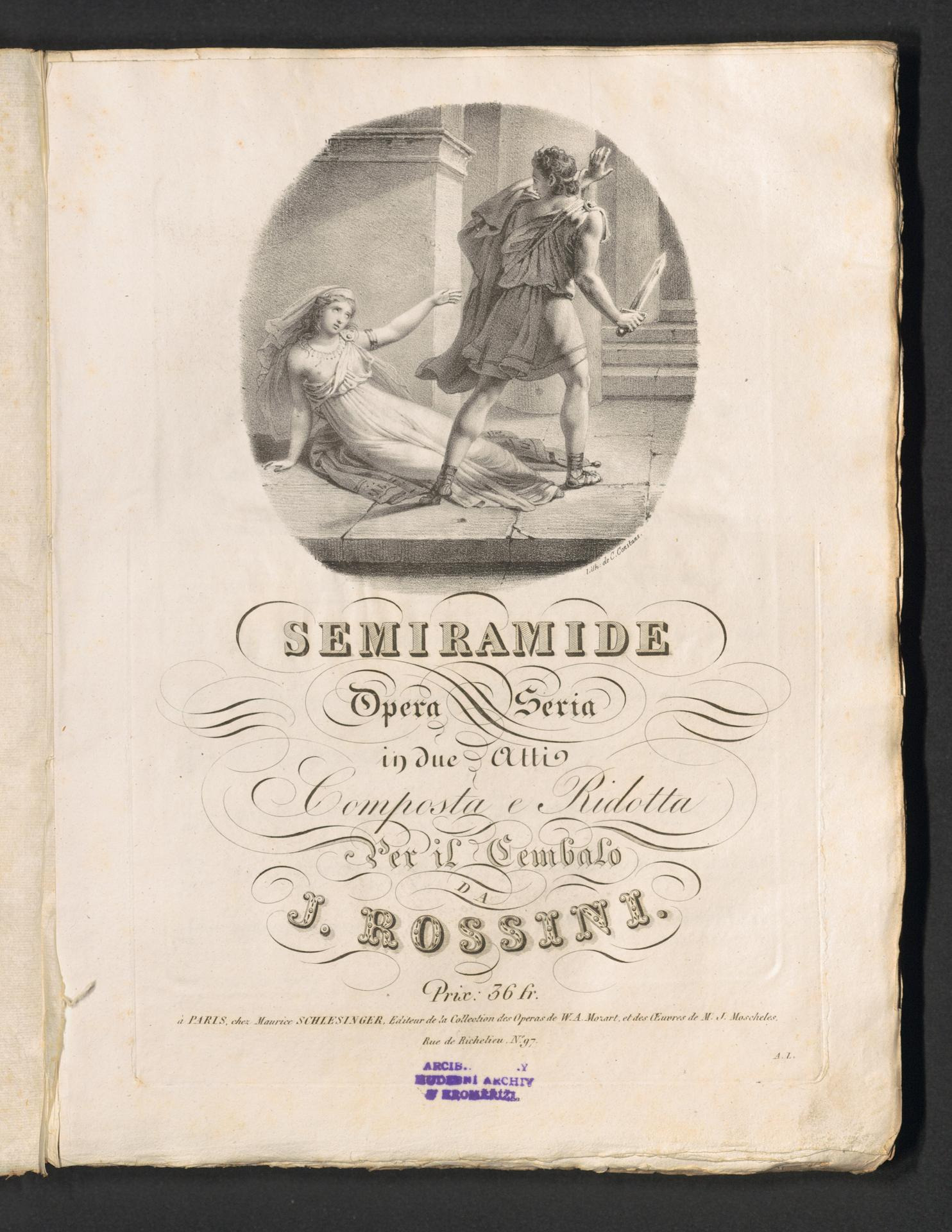 Semirade, Opera Seria in due Atti 