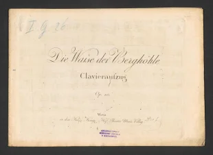 Die Waise der Berghöhle Op. 103