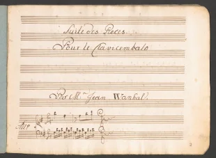 Suite des Pieces in G