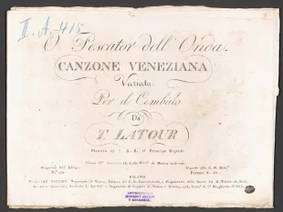 "O Pescator dell'Onda": Canzone Veneziana