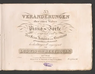 33 Vaterländischer Künstlerverein Veränderungen op. 120