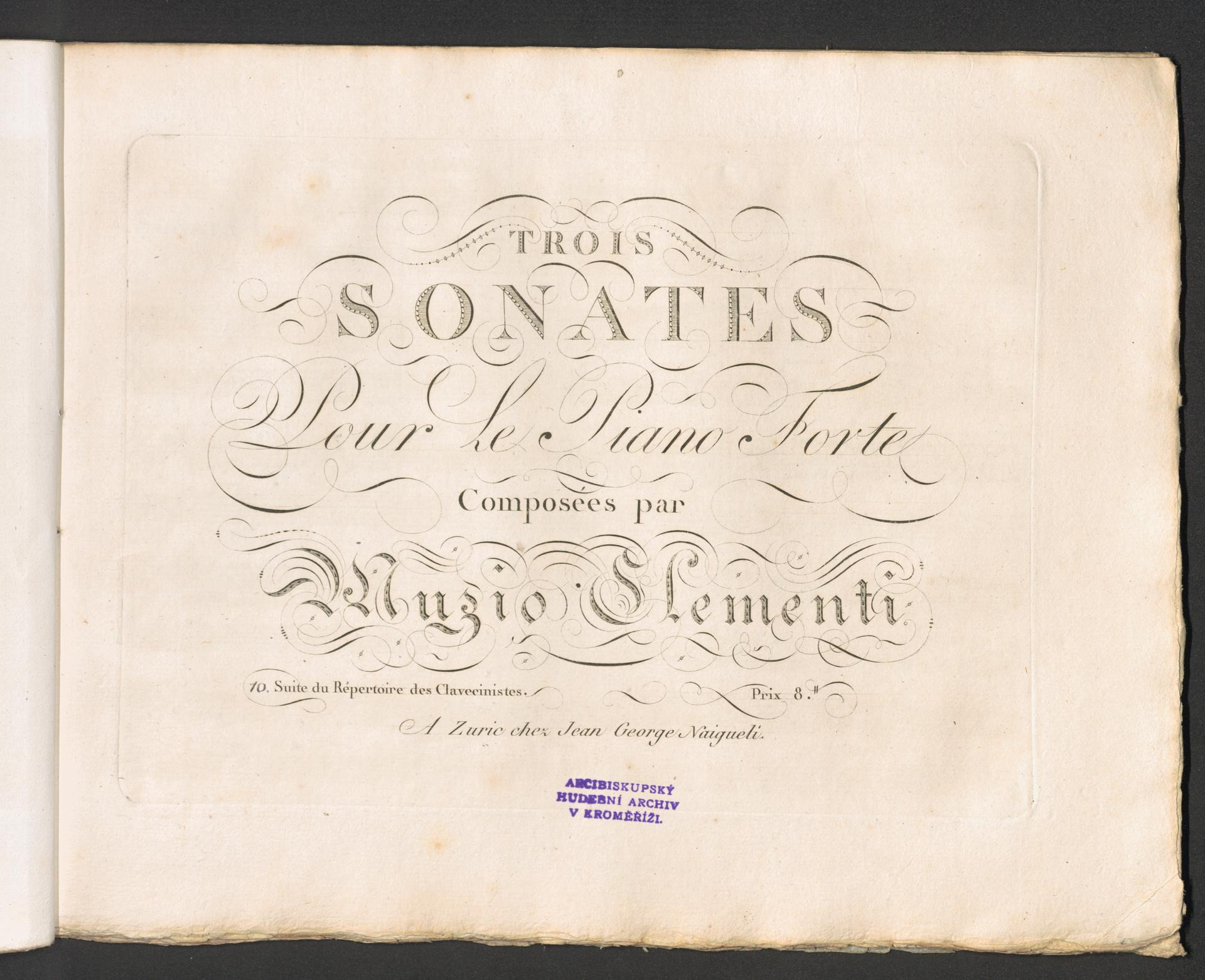 Trois Sonates