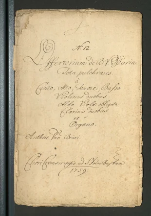 Offertorium de B.V. Maria