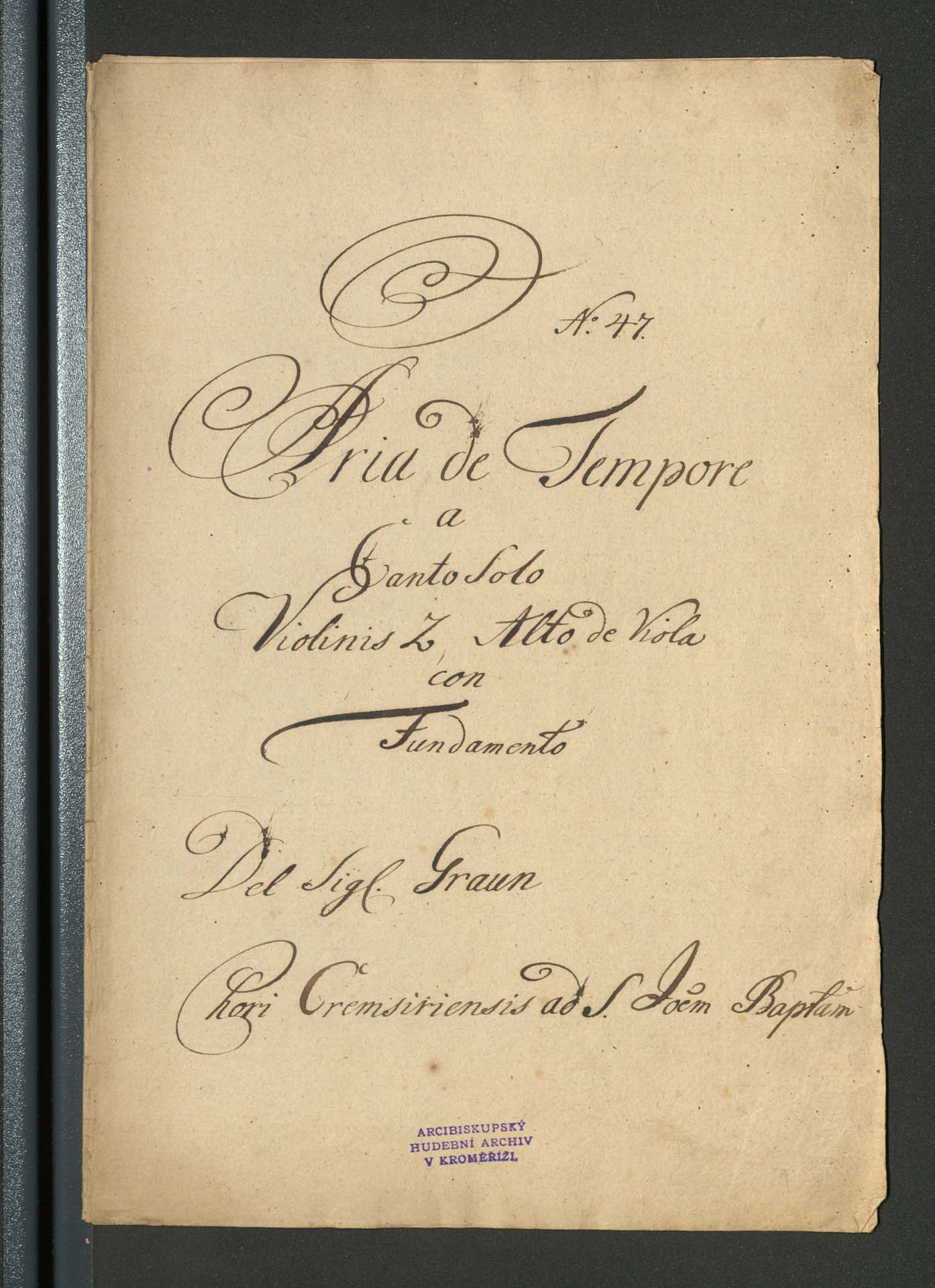 Aria de Tempore