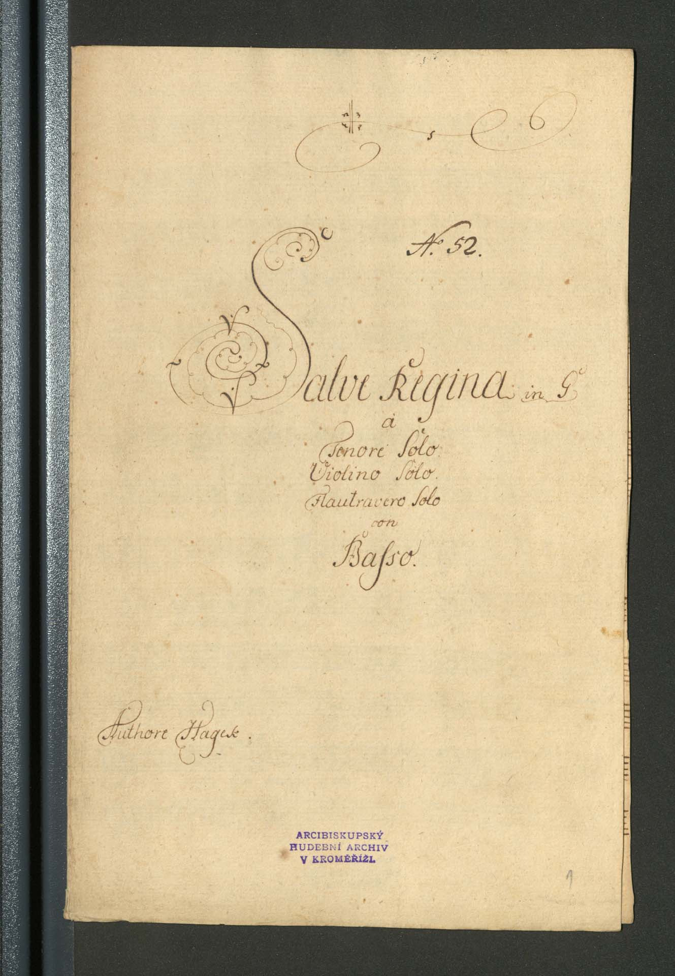 Salve Regina in G