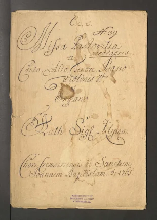 Missa Pastoritia medioris