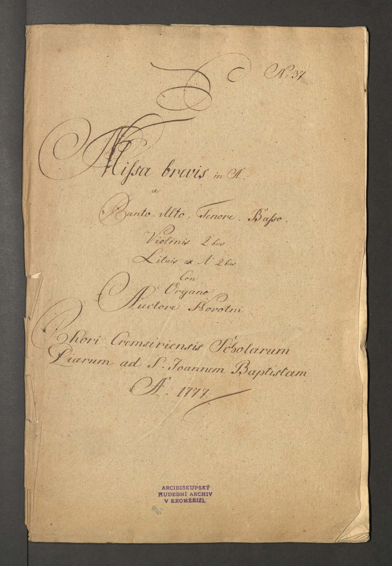 Missa brevis in A