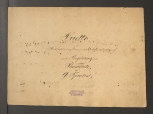 Duetto mit Begleitung des Piano Forte 