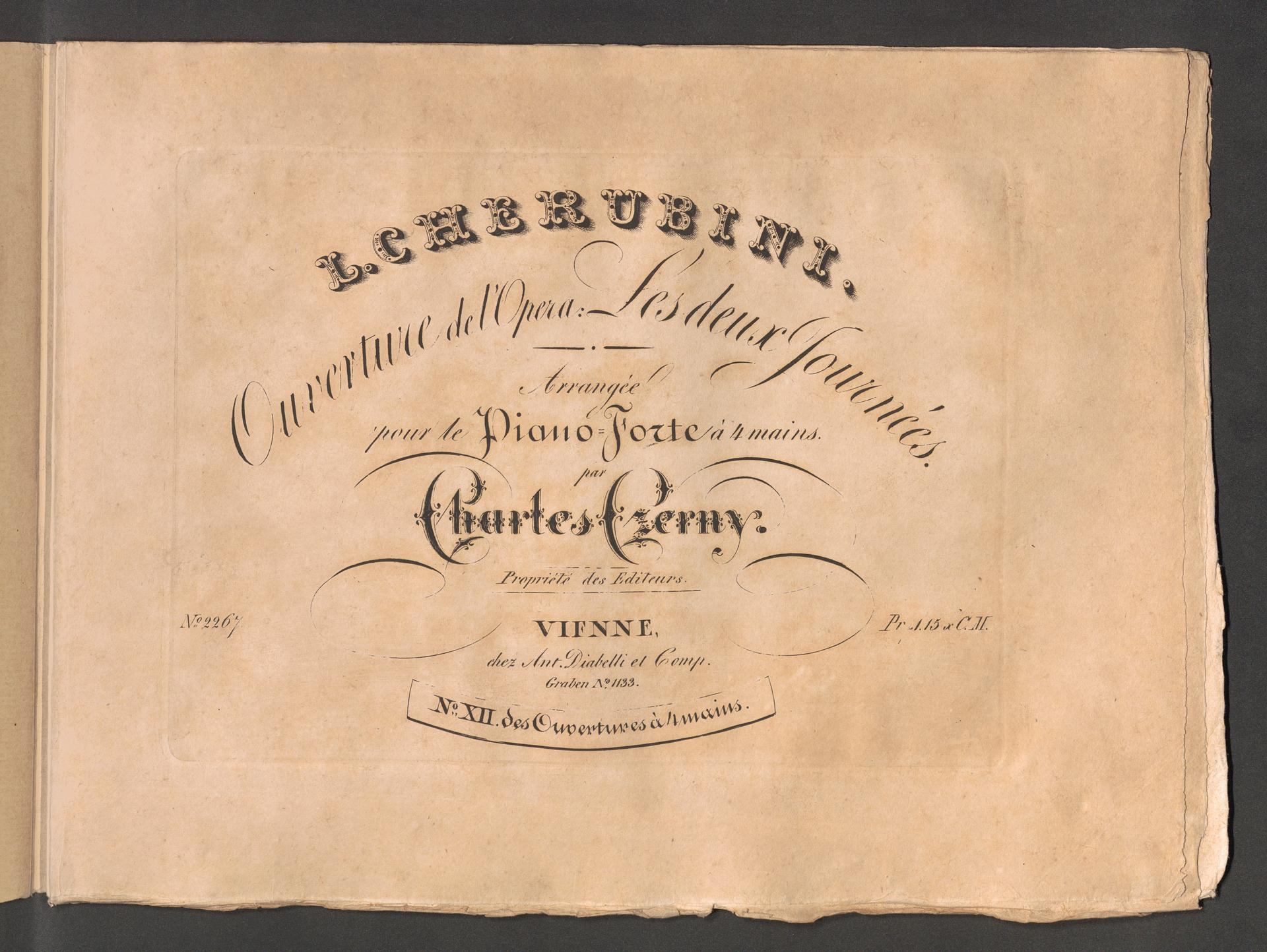 Ouverture de l'opéra "Les deux journées" 