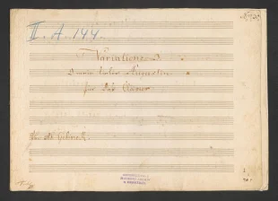 Variatione 3. "Ó mein lieber Augustin"