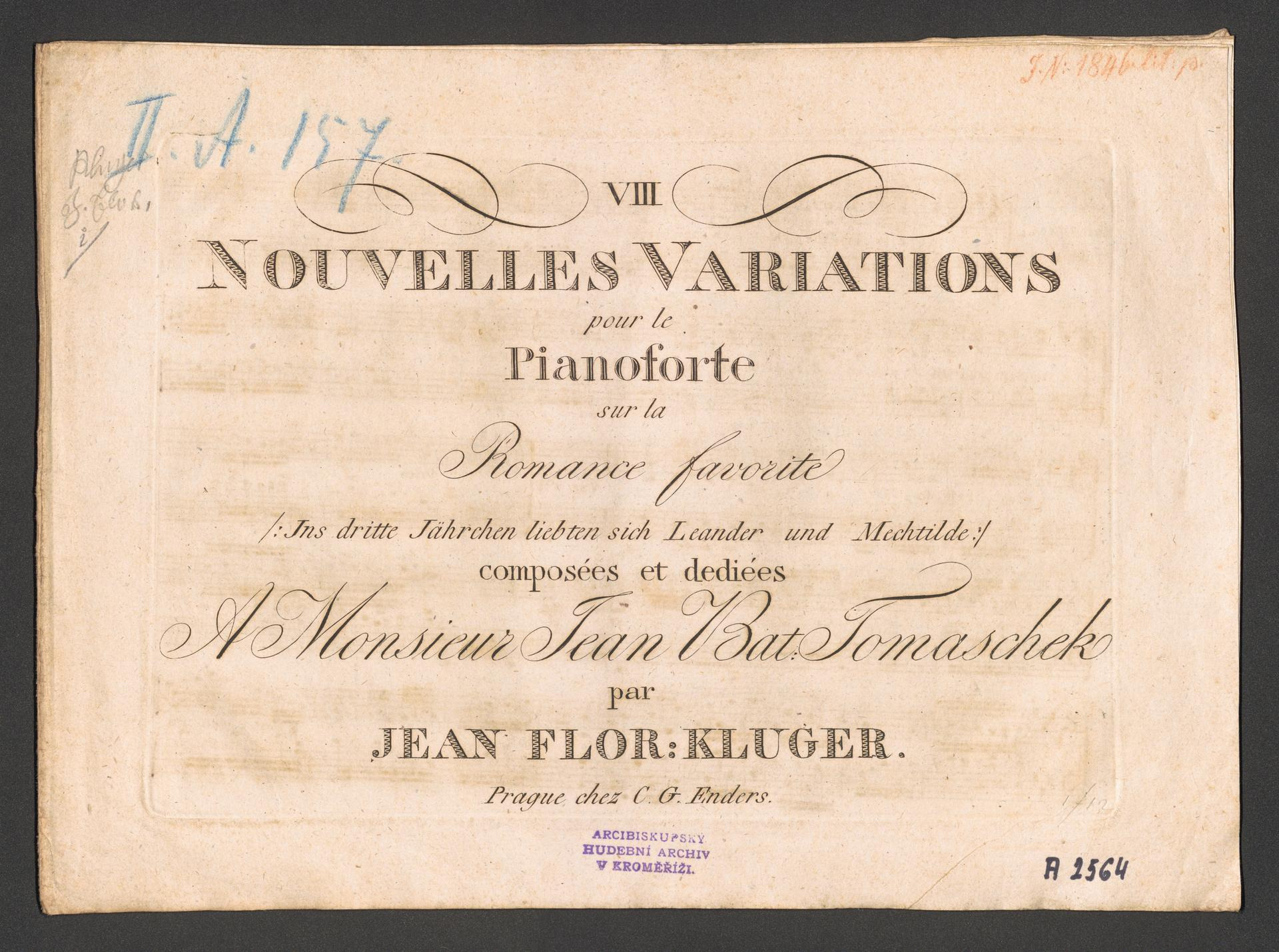 VIII Nouvelles Variations