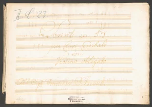 Sonate in B