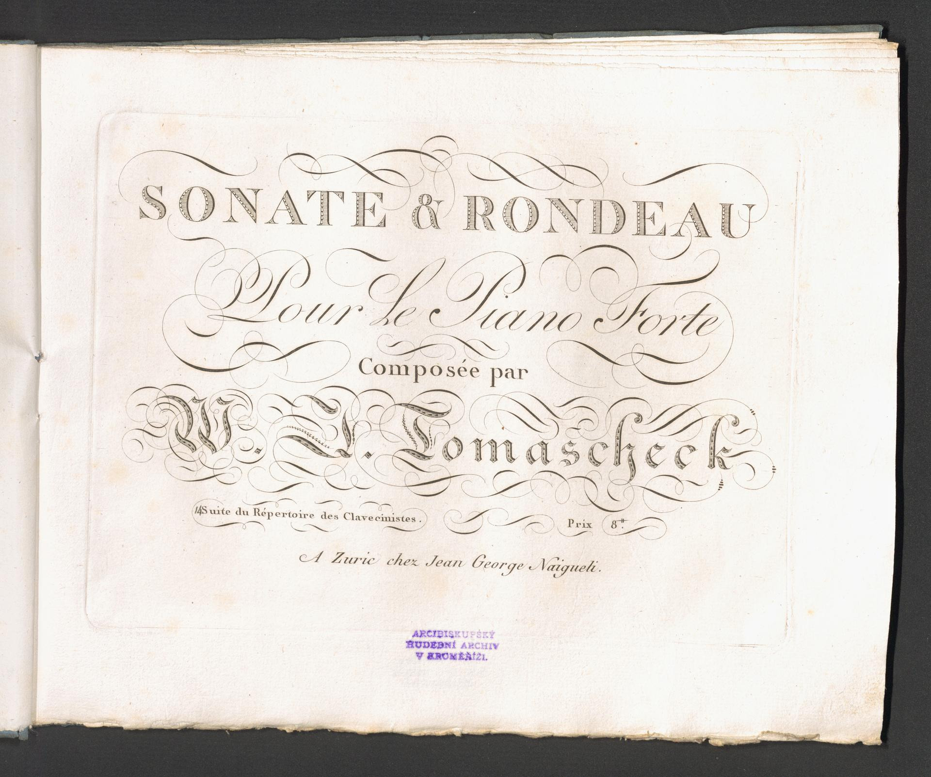 Sonate et Rondeau