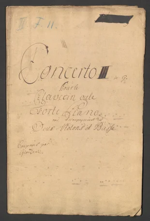 Concerto III in G