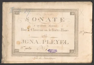 Sonate No. I.