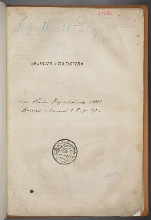 Historiae adversus paganos 