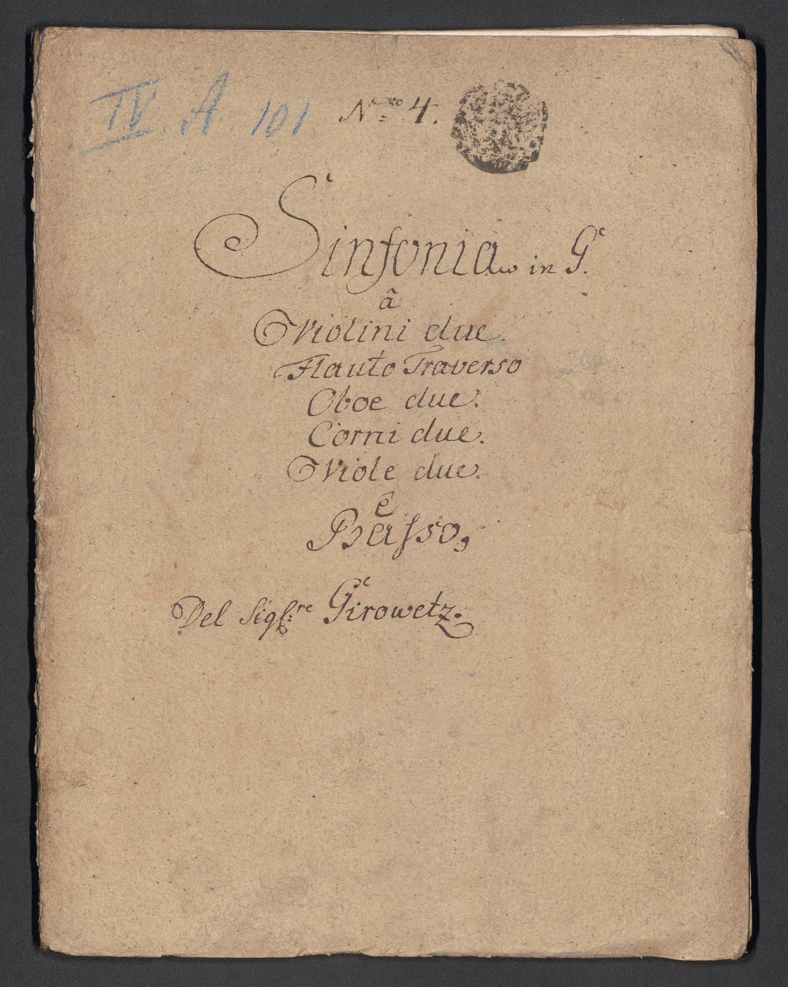 Sinfonia in G