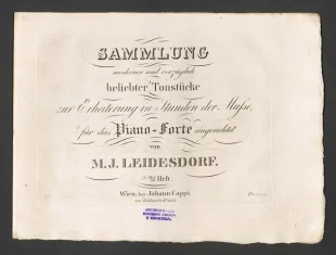 Cavatine "Für meine Leiden"