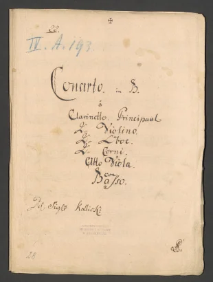 Concerto in B