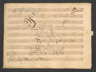 Sinfonia à 9 Voci in A m