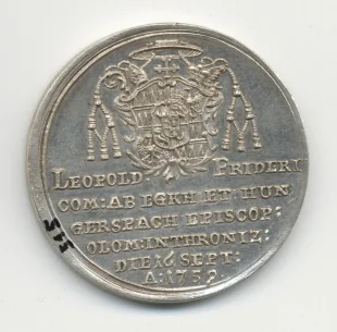 medaile intronizační