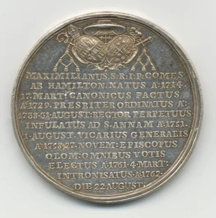 medaile intronizační