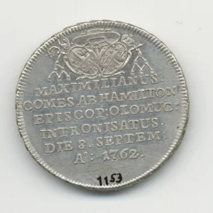 medaile intronizační