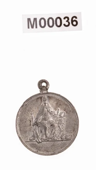 Medaile na jubilejní výstavu 1891 v Praze