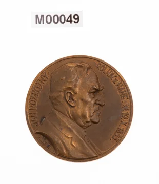 Medaile na 70 let rolníka Jana Rozkošného
