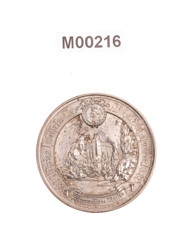 Medaile k 800.výročí saského rodu Wettinů 1089-1889