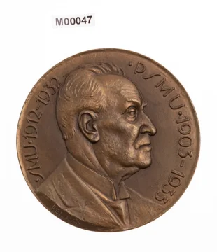 Medaile na Ferd.Vacha dirig.pěv. sdruž.moravských učitelů