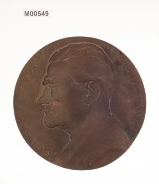 Medaile na prof. V. Makovského