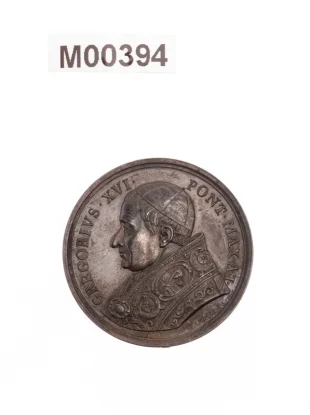 Medaile papeže Řehoře XVI 1831-1846 v prvním roce pontifikátu