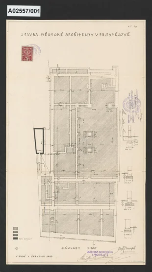 Městská spořitelna, Prostějov, Žižkovo náměstí 137/17