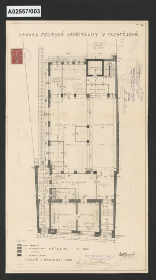 Městská spořitelna, Prostějov, Žižkovo náměstí 137/17