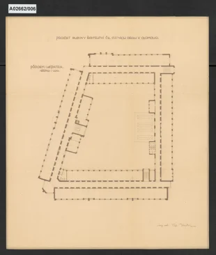 Budova ředitelství československých státních drah v Olomouci, ul. Nerudova 773/1