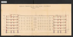 Budova ředitelství československých státních drah v Olomouci, ul. Nerudova 773/1