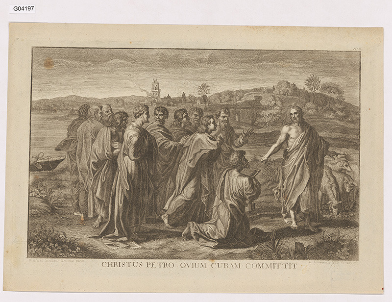 Christus petro ovium curam committit