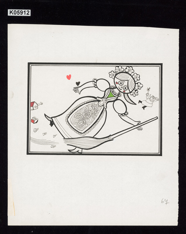 Ilustrace k Princezně Holubici
