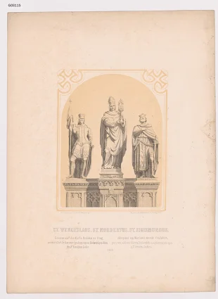 Sousoší sv. Václava, sv. Norberta, sv. Zikmunda