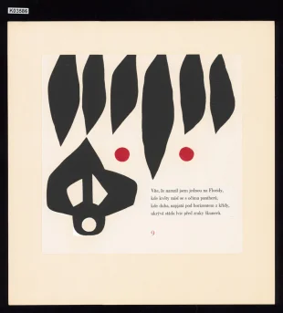 A.Rimbaud - Opilý koráb, návrh na ilustraci