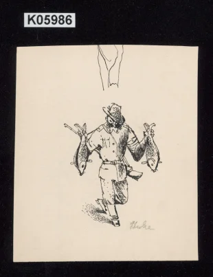 Ilustrace ke knize Kormidelník Vlnovský
