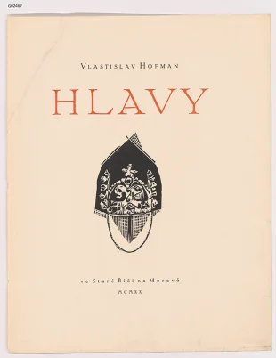 Titulní list z cyklu Hlavy