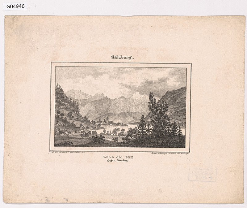 Salzburg, Zell am See gegen Norden (soubor pohledů na Salzburg a okolí)