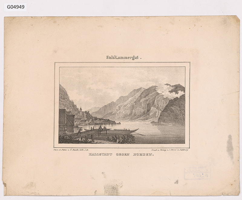 Salzkammergut, Hallstadt gegen Norden (soubor pohledů na Salzburg a okolí)