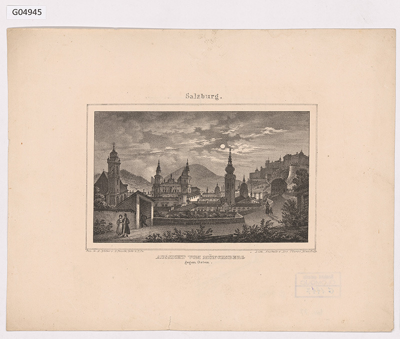 Salzburg, Aussicht vom Mönchsberg gegen Osten (soubor pohledů na Salzburg a okolí)