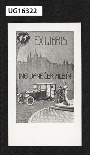 Exlibris Ing. Janeček Albín