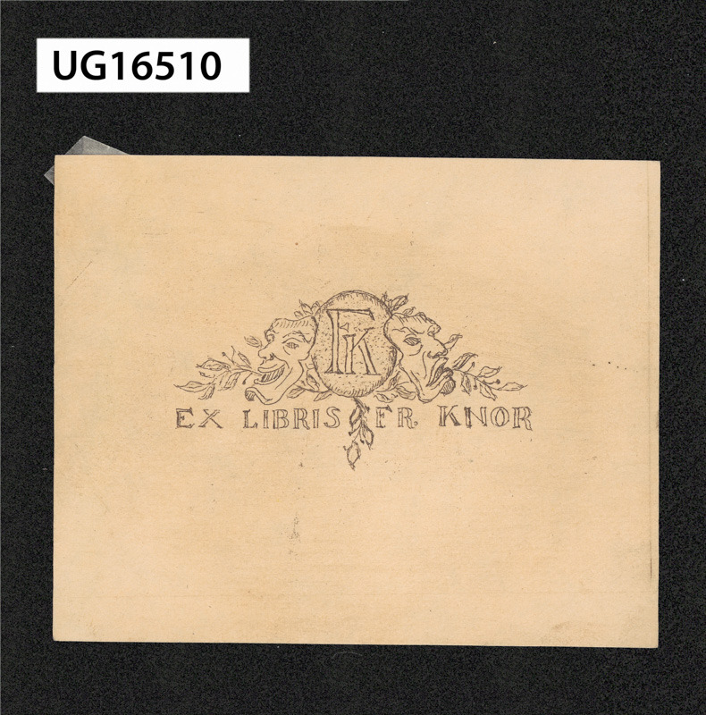 Ex libris Fr. Knor