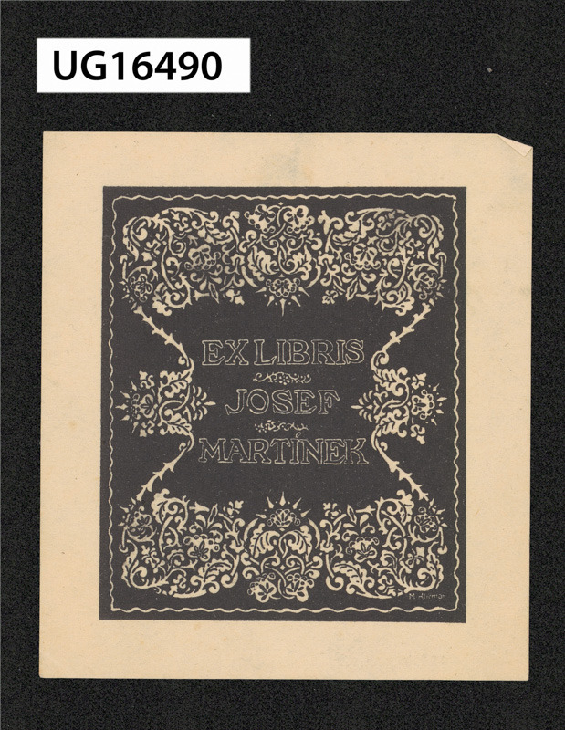 Exlibris Josef Martínek
